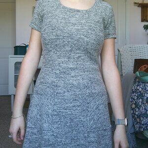 gray dress